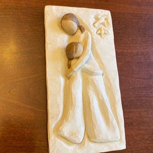 Willow Tree Mother and Daughter 2001 Plaque by Susan Lordi Wall Hanging